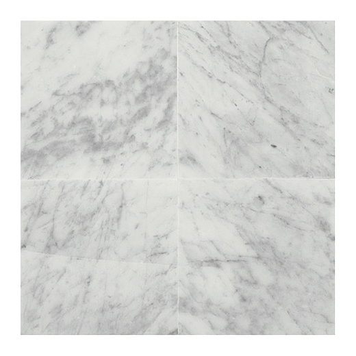 Marble Carrara White 12x12 Honed M701