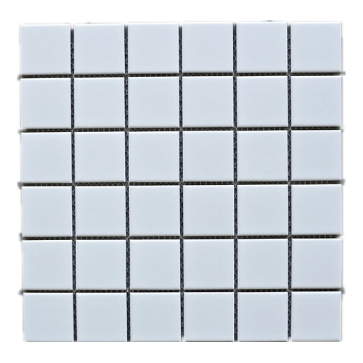 White Square 2x2 Porcelain Mosaic Tile Matte JBTPM8