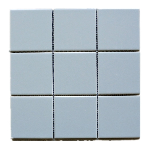 Light Grey Matte Square 4x4 Porcelain Mosaic Tile JBTPM12