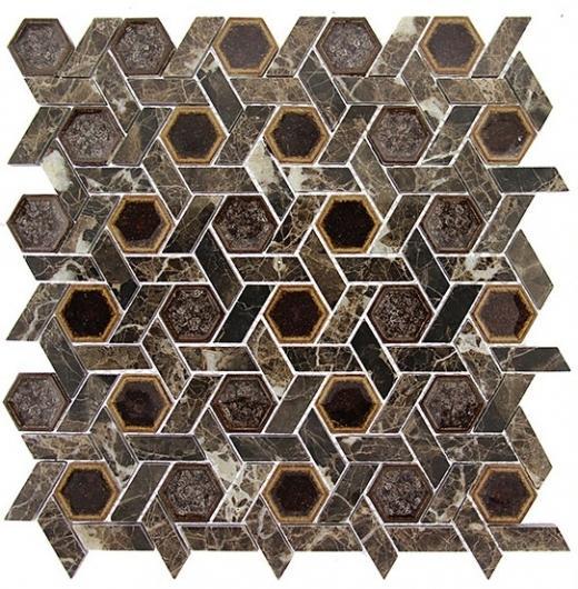 Glazzio Tranquil Hexagon Series Waldorf Exclusive TS951