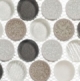 Local Gala CRM476 Crushed Penny Round Mosaic Tile