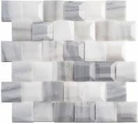 Quill Feather TLT5901 Square 3-D Mosaic Tile