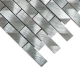 Soho Studio Silver Aluminum Tile 1x3 Brick ALU1X3SLVR