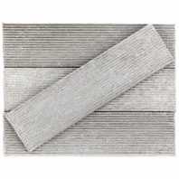 Kayoki Plica Dark Gray 2x9 Clay Subway Tile