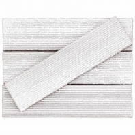 Kayoki Plica Polished White 2x9 Clay Subway Tile