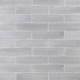 Kayoki Plica Polished White 2x9 Clay Subway Tile