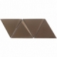 NewBev Triangles Bronze Glass Geometric Tile