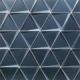 NewBev Triangles Dusk Geometric Glass Tile