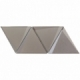 NewBev Triangles Sepia Geometric Glass Tile