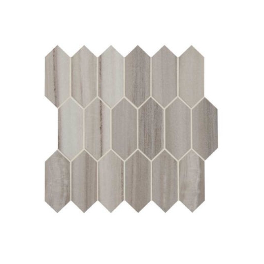 Daltile Marble Attache Turkish Skyline Hexagon Mosaic Tile MA86