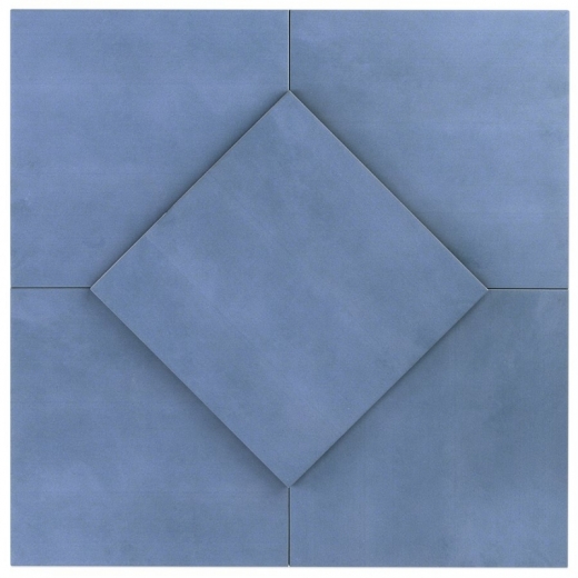 Hampton Floor Steel Blue 8x8 Moroccan Tile TLHRGHMPFLSB8X8