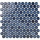 Denim 1 Inch Faded Cobalt Circles Pennyround Tile DNM1INCHFDCBLT