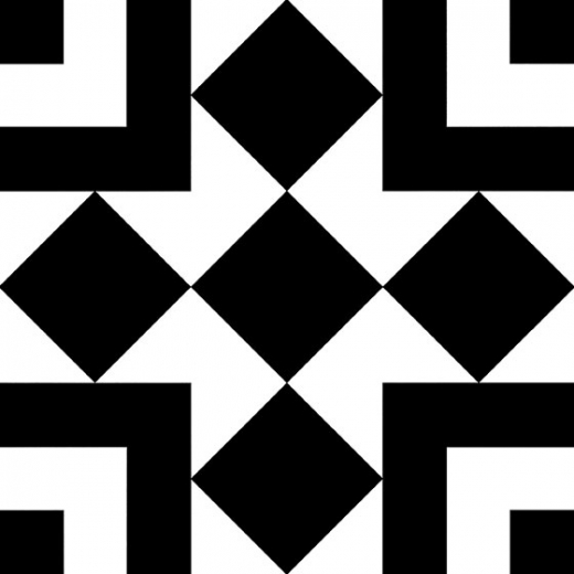 Retro Neuve Series Checker Blocks Moroccan Tile 9213