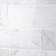 White Carrara 4x12 Polished Marble Subway Tile by Soho Studio WTCR4X12