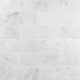 White Carrara 4x12 Polished Marble Subway Tile by Soho Studio WTCR4X12