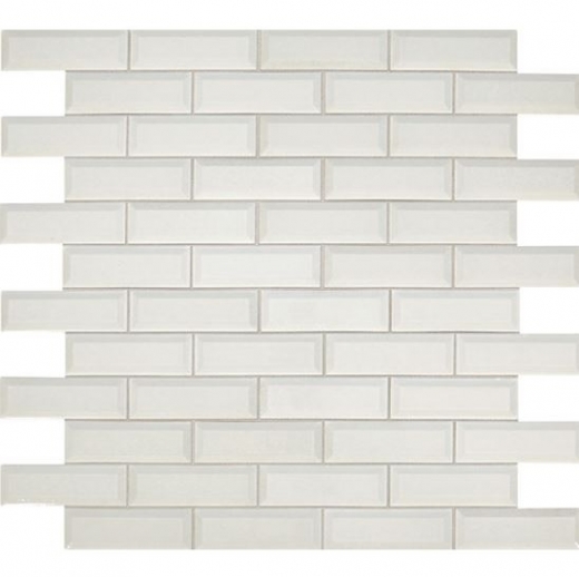 Daltile RV08 Revalia Bevel Centennial White Beveled Ceramic Tile
