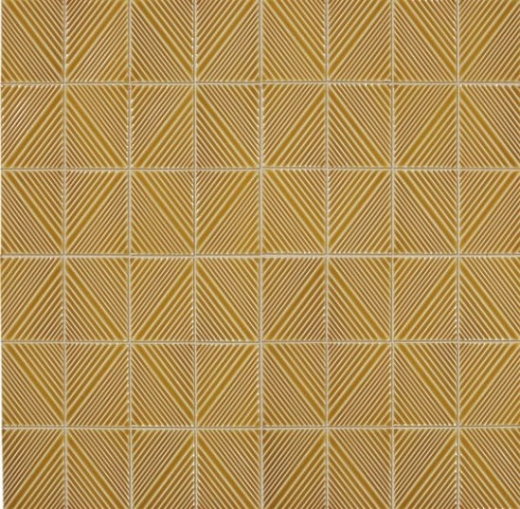 Daltile RV24 Revalia Structural Mustard Stacked Ceramic Tile