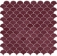 Daltile RV32 Revalia Blissful Berry Ceramic Fan Tile