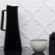 Terra Ignis Relief Lantern Blanco Arabesque Tile by Soho Studio TRIGRLFLNTRBLNCO