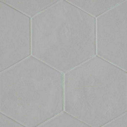 Allora 8.5" x 10" Floor & Wall Tile in Solid Grey