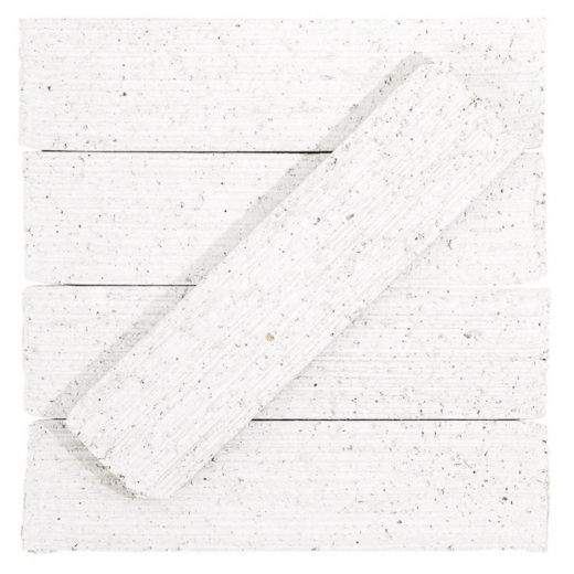 Urban Brick Stroke 2x9 Matte White Subway Tile URBBRKSTRKMWHT