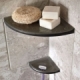 Daltile Stainless 5" Corner Shelf with Flat Back