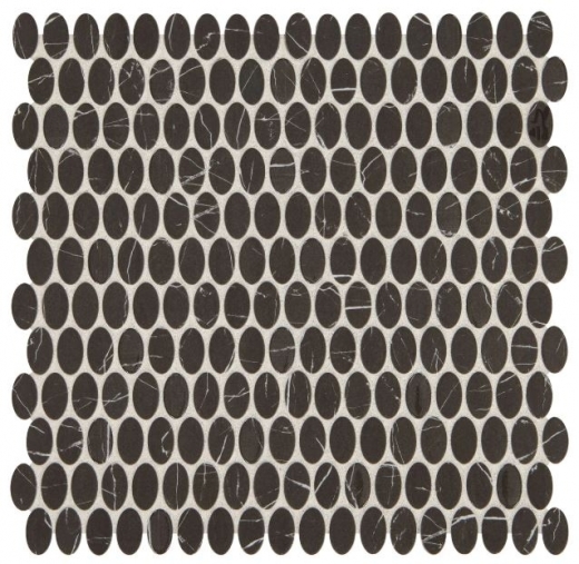 Statuette Night Shade Oval Mosaic Tile