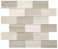 Simply Stick Mosaix Chenille White Beveled Mosaic Tile