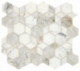 Sublimity Natural Stone Daphne White Hypnotic Mosaic Tile