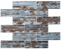 Droplettes Series Camo Rain Interlocking Mosaic Tile