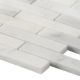 Soho Studio Asian Statuary Series 3/4 x 4 Brick Polished Marble Tile PIANOBRKAST