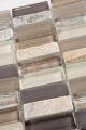Arvex Glass & Stone 0.6x2 Mosaic Tile ARMOPEFFKCR1