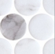 Carolina Dots Fashion Spec Gray Marble Look Penny Round Tile CAR2012