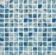 Del Spa Club Med Blue 1x1 Tile DLS1103