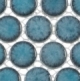 Greenwich Lafayette Blue Blue Penny Round Tile GR884
