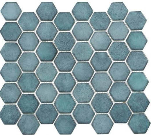 Greenwich Historic Grand Blue Hexagon Tile GR887