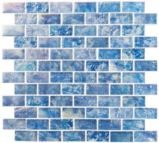 Mykonos Harbor Neon Waters Blue Interlocking Tile MKH1605