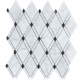 Majestic White Carrera Diamond Mosaic Tile by Soho Studio MAJWHTCRLTG