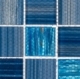 Inkline Parkers Point 2x2 Blue Glass Tile INK4113
