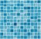 Inkline Foray Frost 1x1 Blue Glass Tile INK4101
