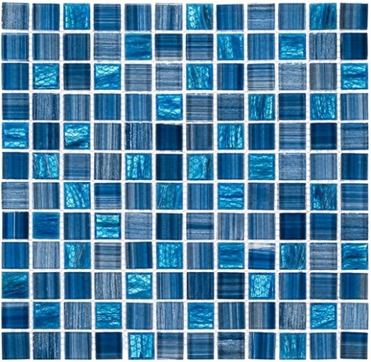 Inkline Parkers Point 1x1 Blue Glass Tile INK4103