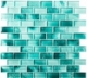 Natural Beauty Red Sea 1x2 Green Glass Tile NAT3602