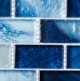 Natural Beauty Antigua Bay 1x2 Blue Glass Tile NAT3603
