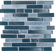 Frost Plaza Admiral Blue Blue Glass Tile FPZ1422