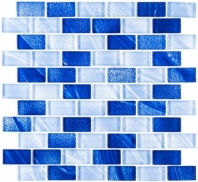Genesis Chetwode Blue 1x6 Blue Subway Tile GES5105