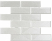 Pyradime Haven Olite Textured White Subway Tile PYD3701