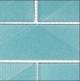 Pyradime Coastal Breeze Textured Blue Subway Tile PYD3705