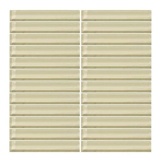 Color Wave Tile Whipped Cream 1 x 6 Straight-Joint CW05