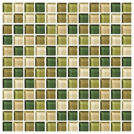 Color Wave Tile Rain Forest 1 x 1 Mosaic CW25