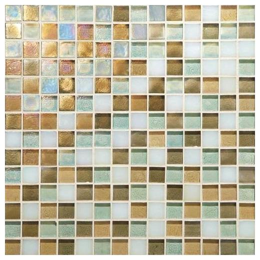 Glass Horizons Tile Caribbean Blend Mosaic GH10